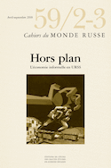 Cahiers du monde russe 59/2-3